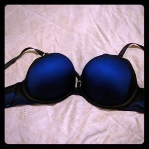 Blue 40DDD torrid harness push up bra